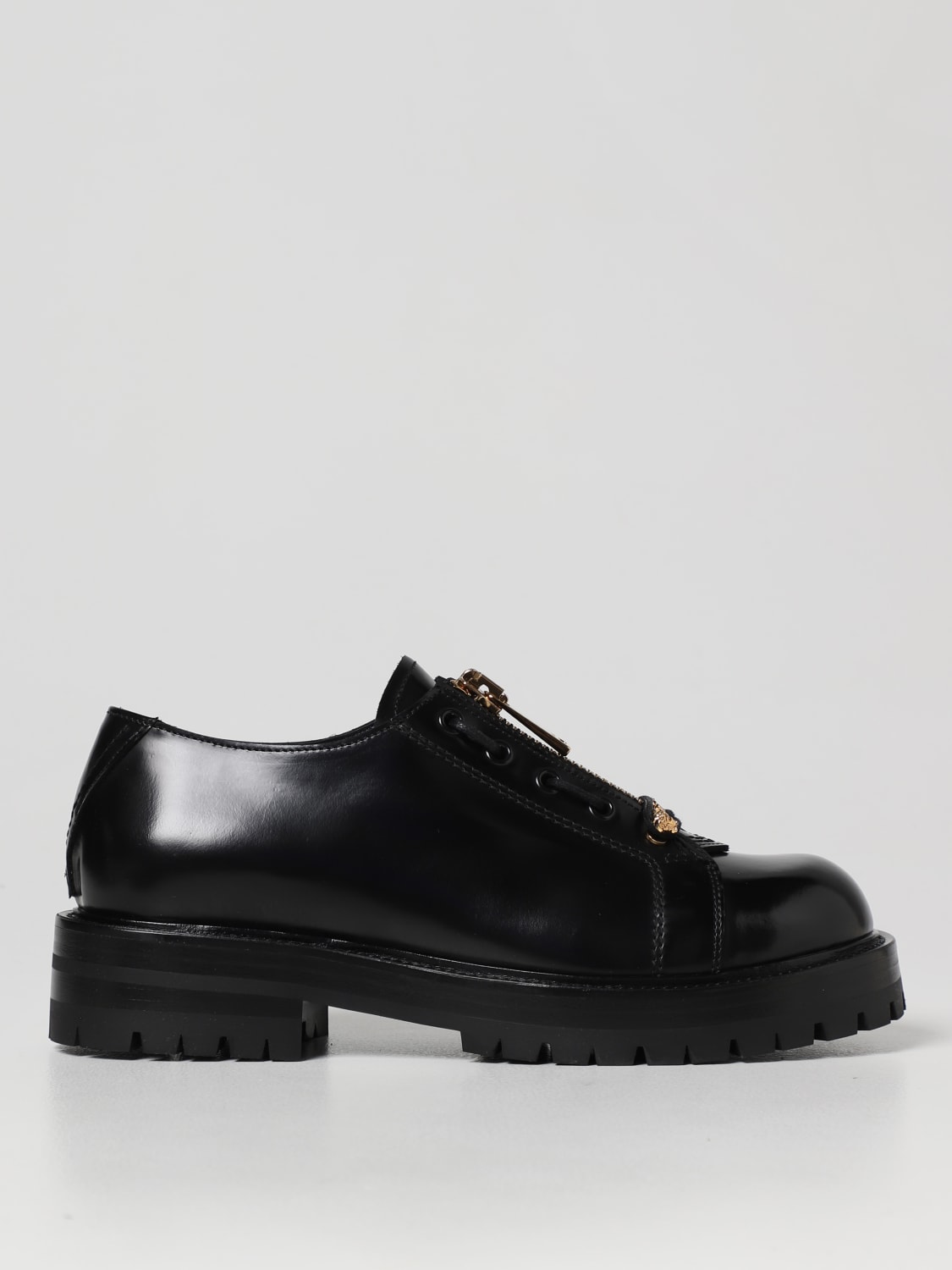 patio de recreo terminado motor Outlet de Versace: Zapatos para hombre, Negro | Zapatos Versace  10067091A04033 en línea en GIGLIO.COM