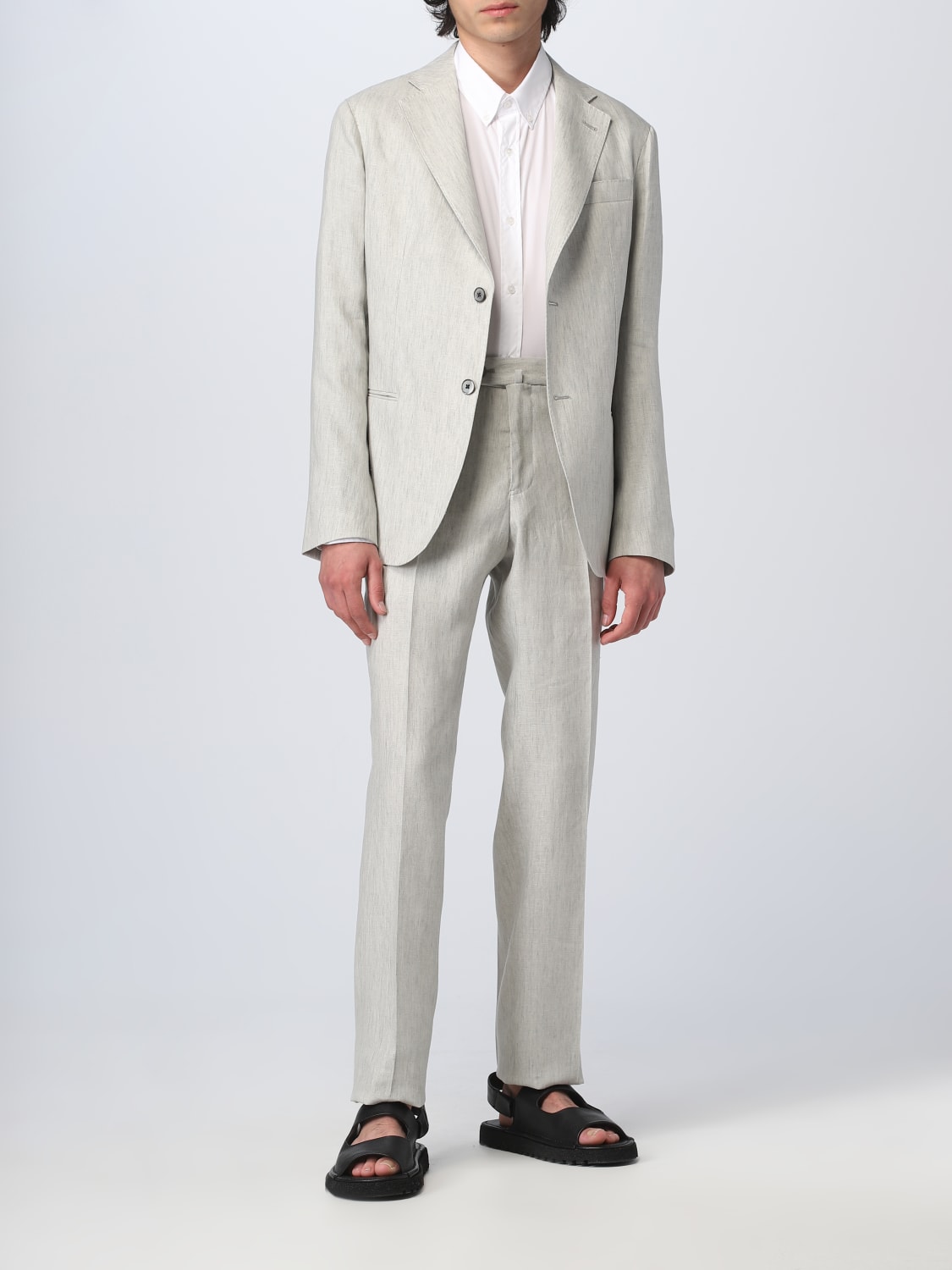 EMPORIO suit for man - Grey | Emporio Armani suit D41VC8D1516 online on GIGLIO.COM
