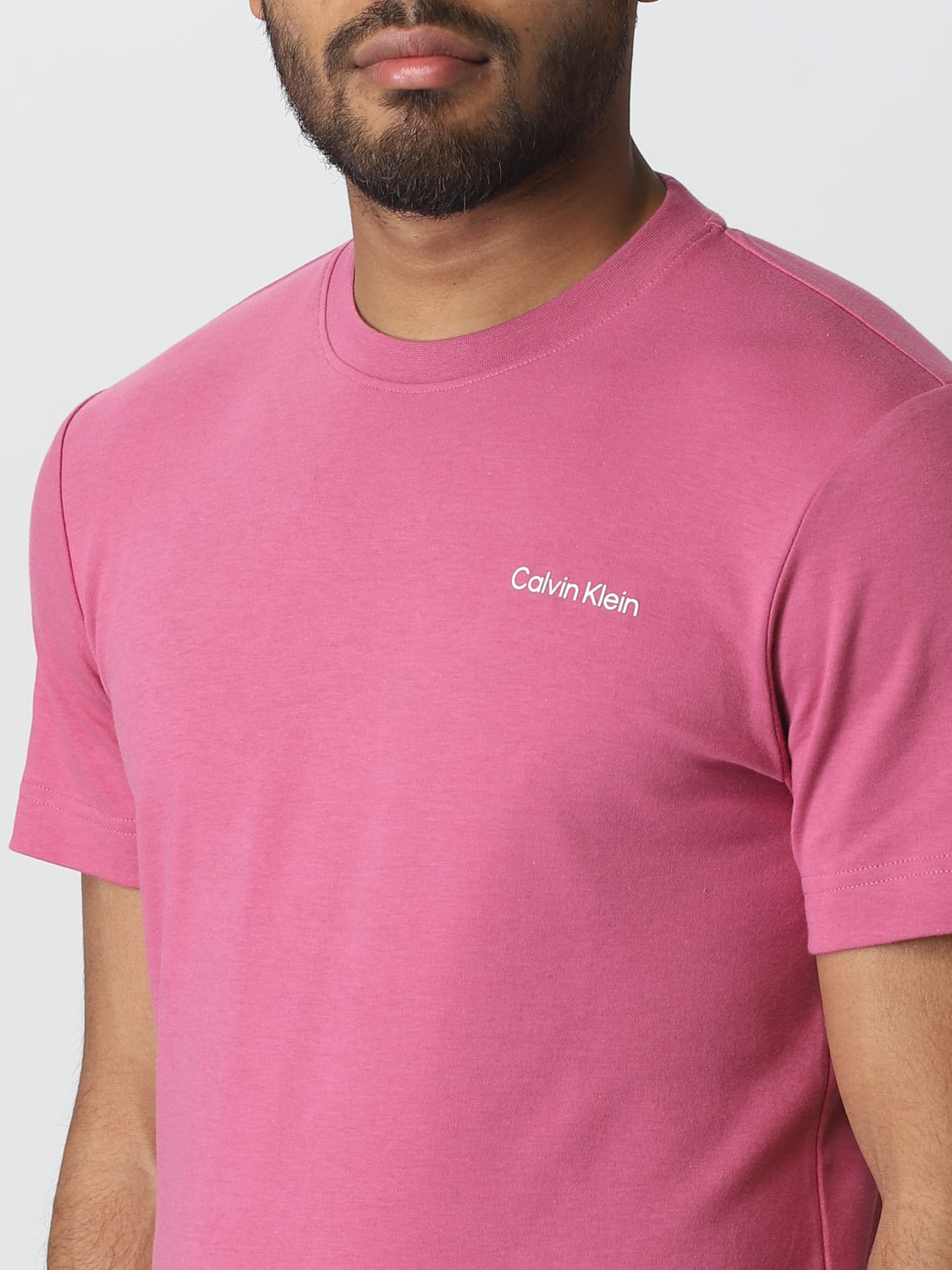 Forudsætning maternal Vuggeviser CALVIN KLEIN: t-shirt for man - Fuchsia | Calvin Klein t-shirt K10K109894  online on GIGLIO.COM