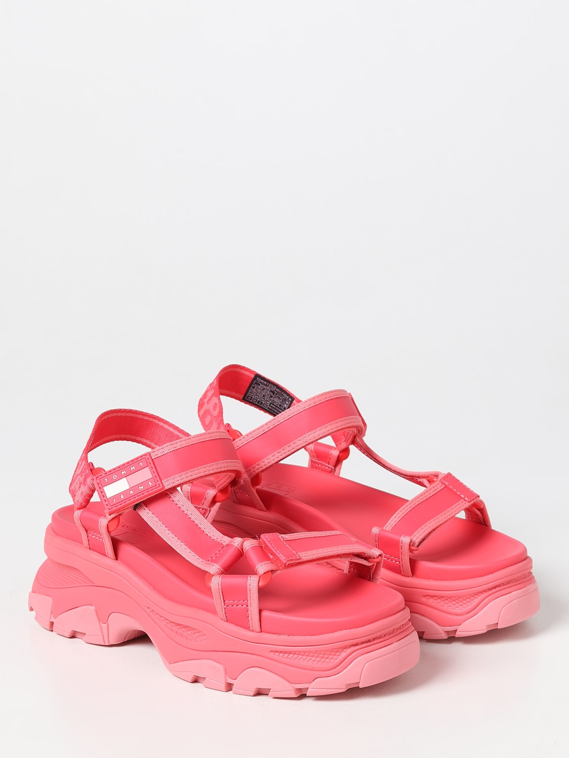 momentum forbundet skud TOMMY HILFIGER: flat sandals for woman - Pink | Tommy Hilfiger flat sandals  EN0EN02074 online on GIGLIO.COM