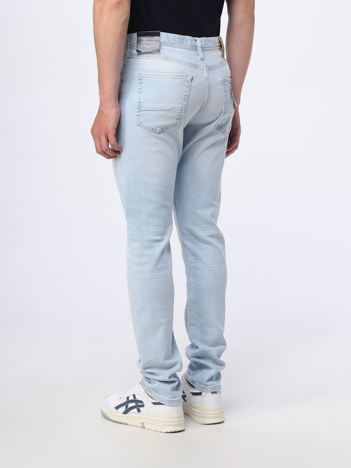 TOMMY HILFIGER: jeans for man - Stone Washed Tommy Hilfiger jeans MW0MW31099 online on