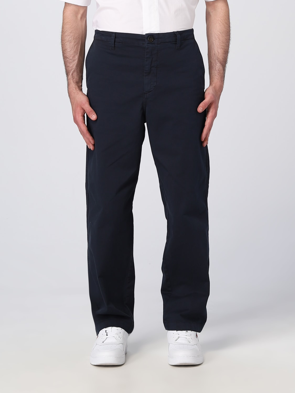 TOMMY HILFIGER: pants for man - Blue | Tommy Hilfiger pants MW0MW31153 ...