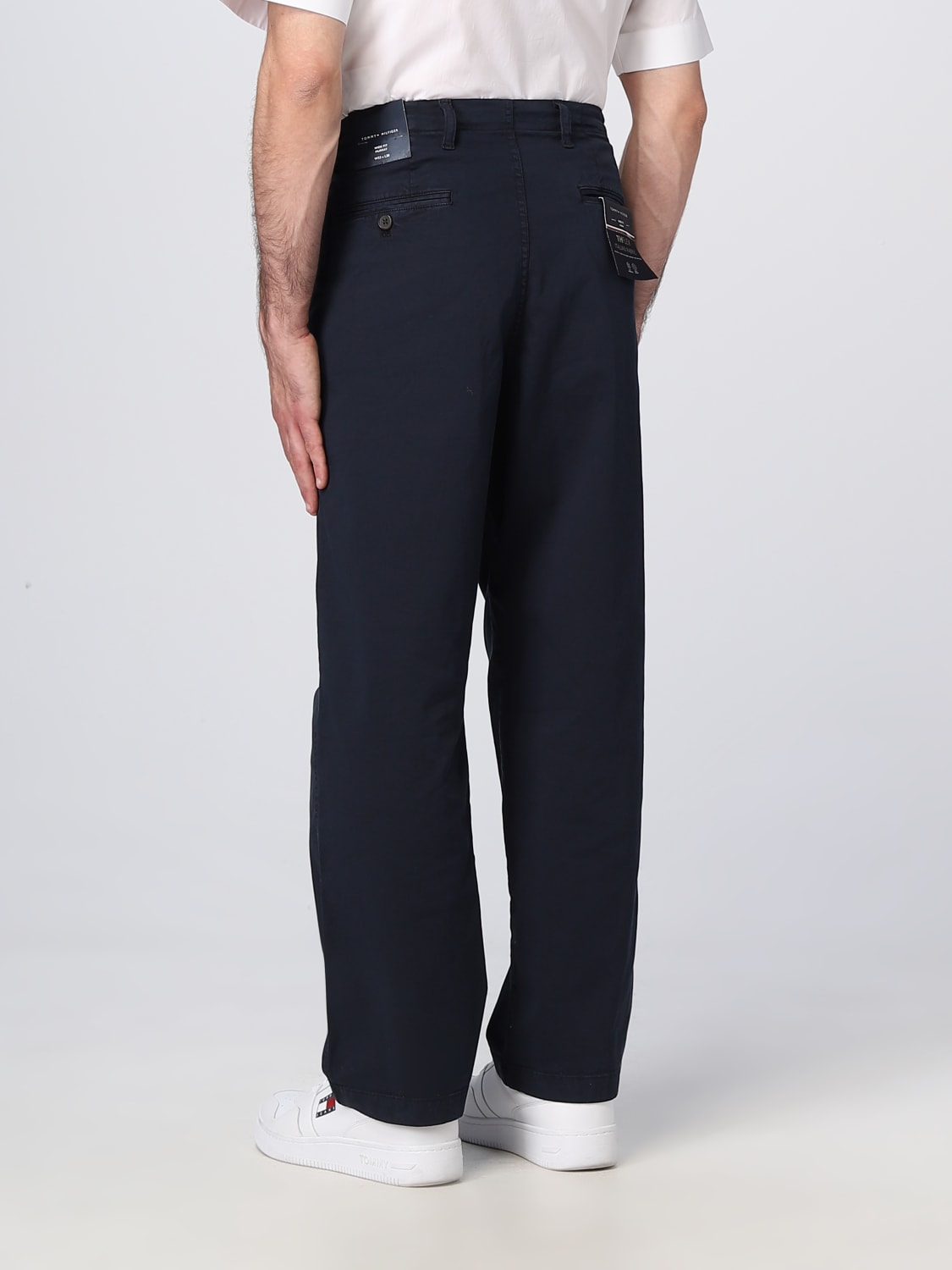 TOMMY HILFIGER: pants for man - Blue | Tommy Hilfiger pants MW0MW31153 ...