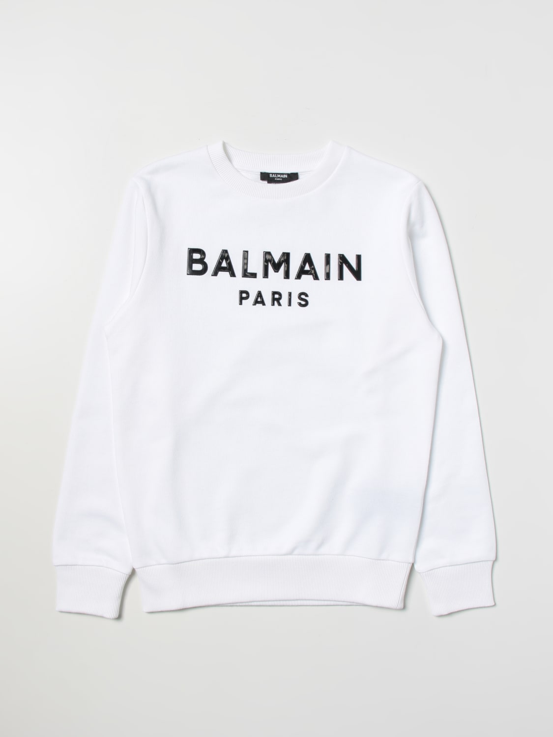 BALMAIN KIDS: sweater for boys - White | Balmain Kids sweater ...