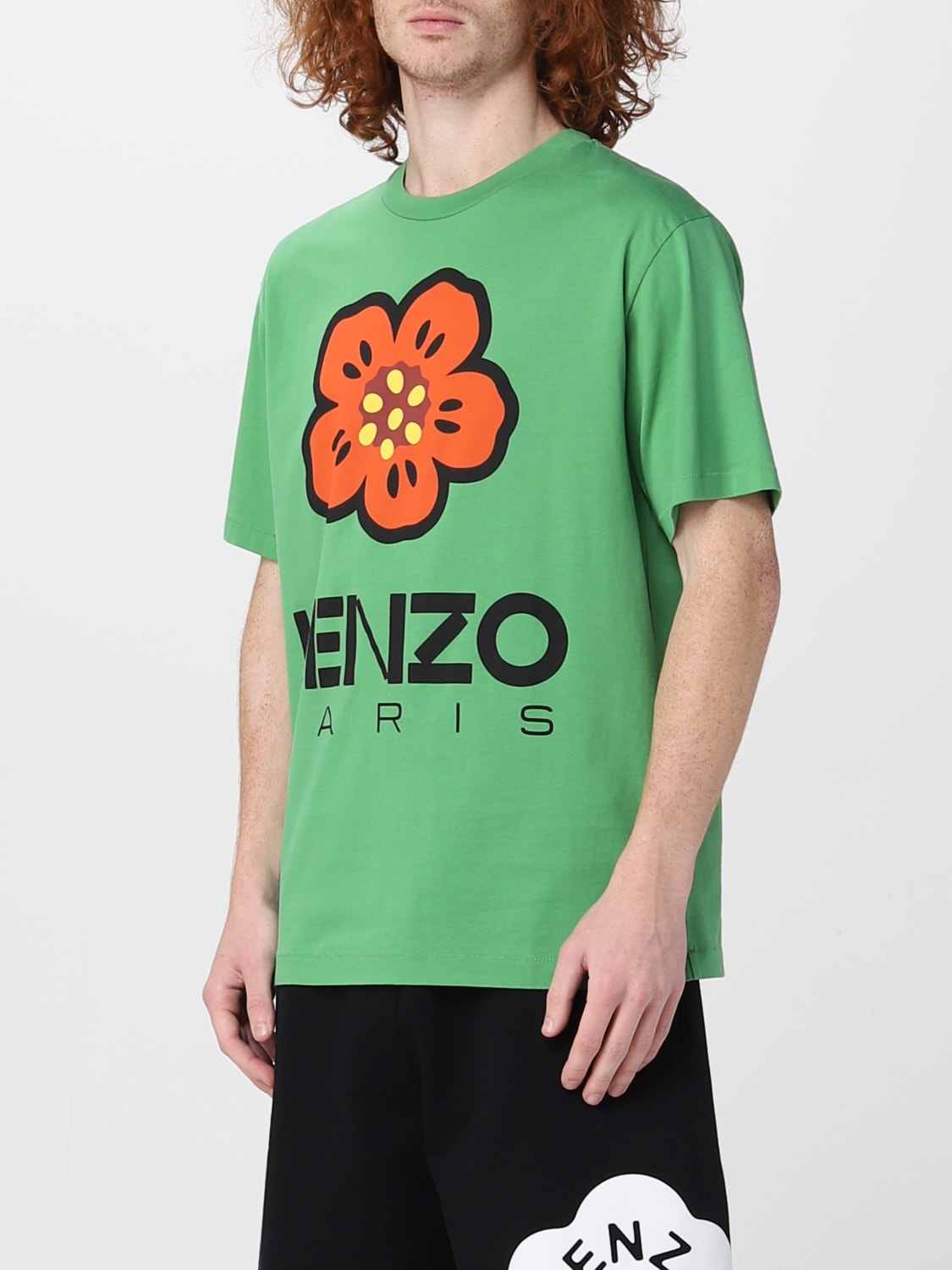 KENZO: t-shirt for man - Green | Kenzo t-shirt FD55TS4454SO online on ...