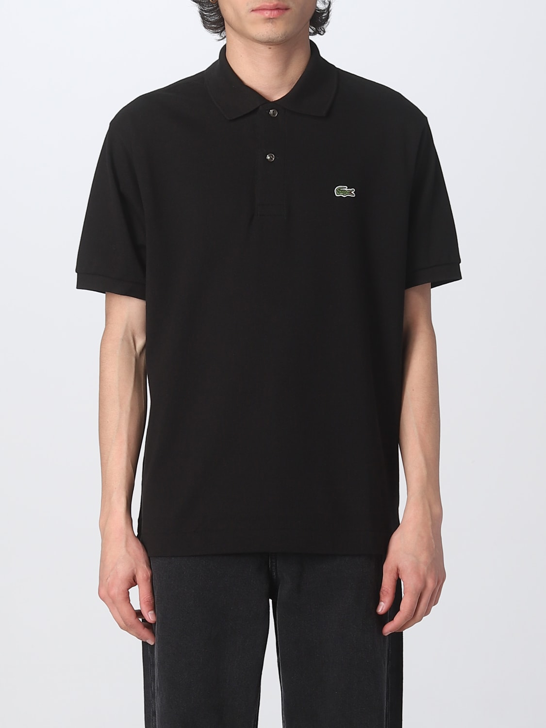 adelig med tiden Konklusion LACOSTE: polo shirt for man - Black | Lacoste polo shirt L1212 online on  GIGLIO.COM