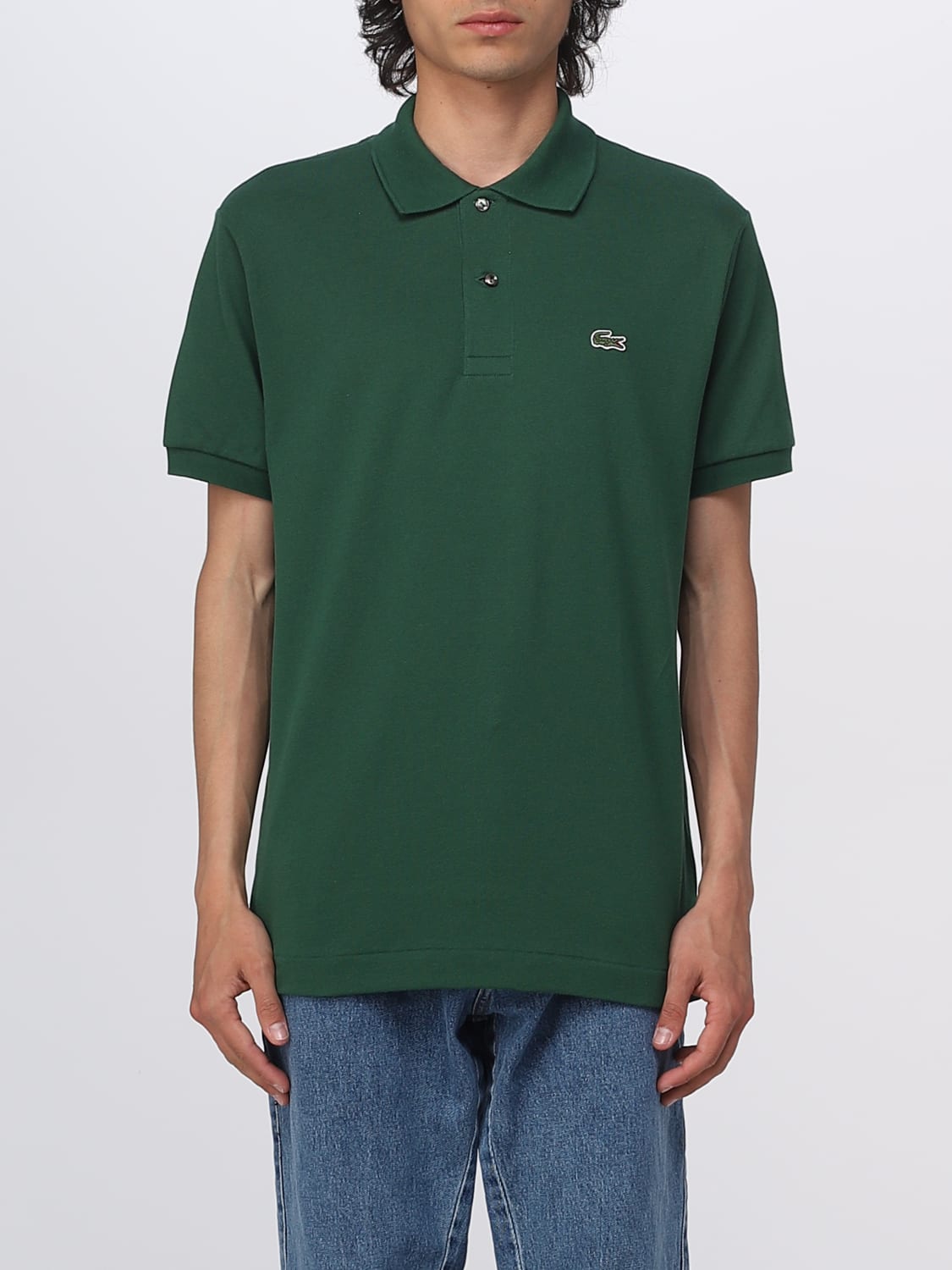 LACOSTE: polo shirt for man - Forest | polo shirt online GIGLIO.COM