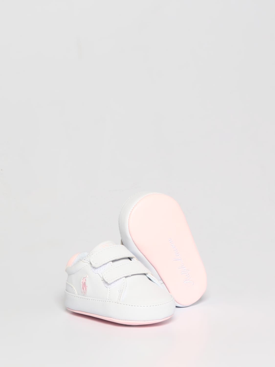 POLO LAUREN: para recién nacido para bebé, Blanco | Zapatillas Para ReciÉN Polo Ralph Lauren en línea en GIGLIO.COM