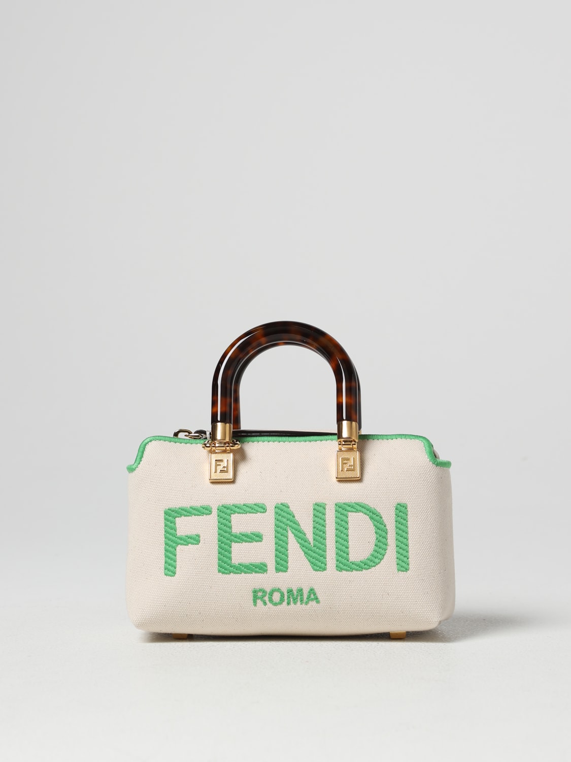 FENDI: Mini bolso para mujer, Verde | Mini Bolso 8BS067ANVG en en GIGLIO.COM