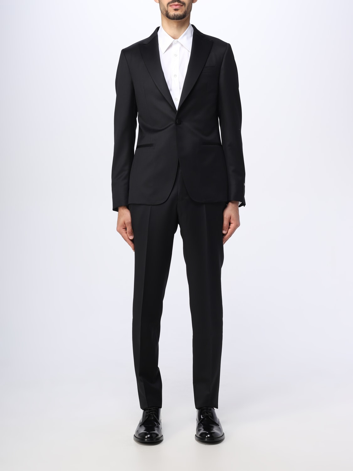 ZEGNA: suit for man - Black | Zegna suit 282KGQ522777A5 online on ...