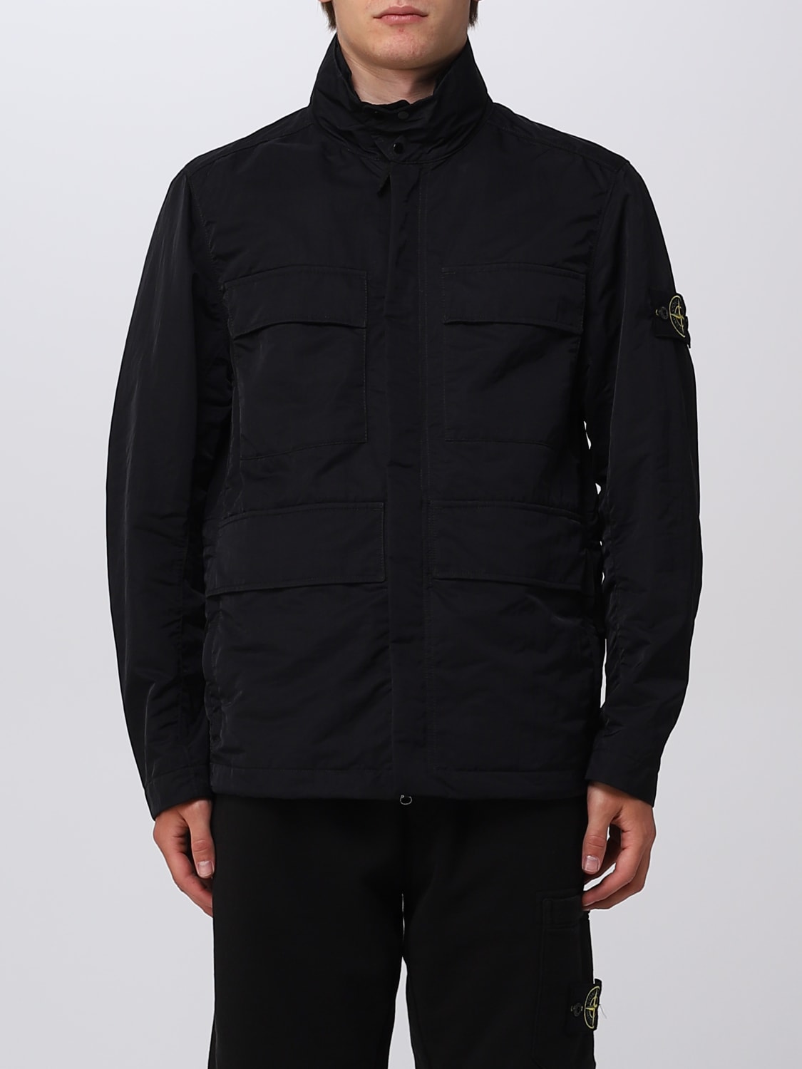 STONE ISLAND: jacket for man - Black | Stone Island jacket 781542730 ...