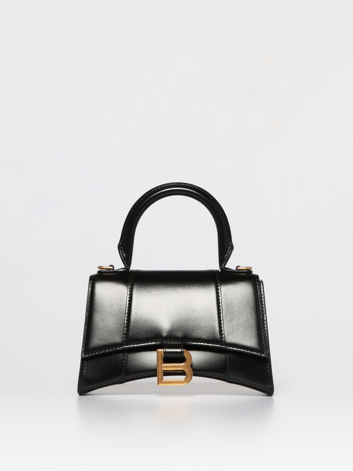 Hourglass bag in leather | mini bag 592833 1QJ4M online on GIGLIO.COM