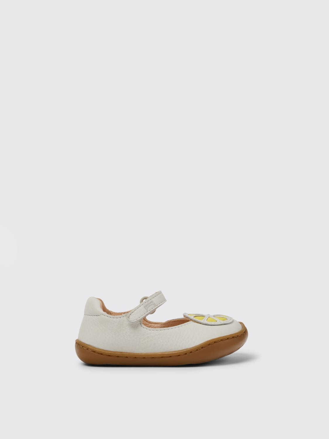 Outlet de Zapato en piel con limones, Blanco | Zapatos Camper K800493-002 TWINS en en GIGLIO.COM