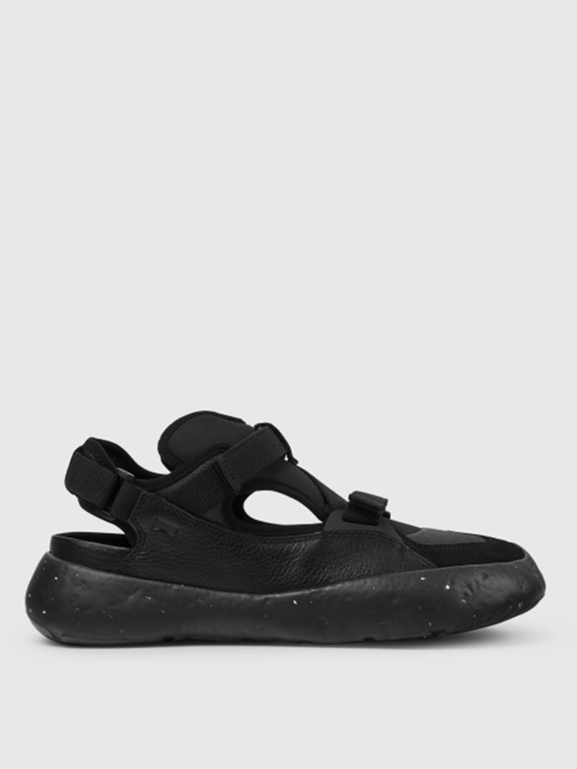 Camper Outlet: Peu Stadium shoes in calfskin and PET - Black | Camper sneakers K100801-001 PEU STADIUM online on GIGLIO.COM