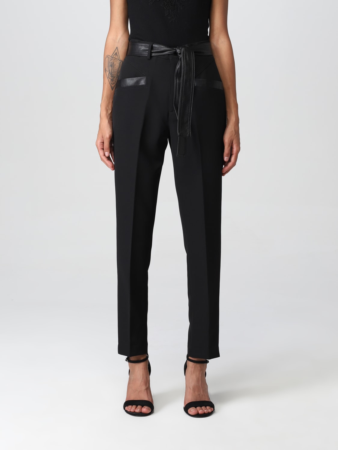 LIU JO: pants for woman - Black | Liu Jo pants WF2354T7896 online on ...