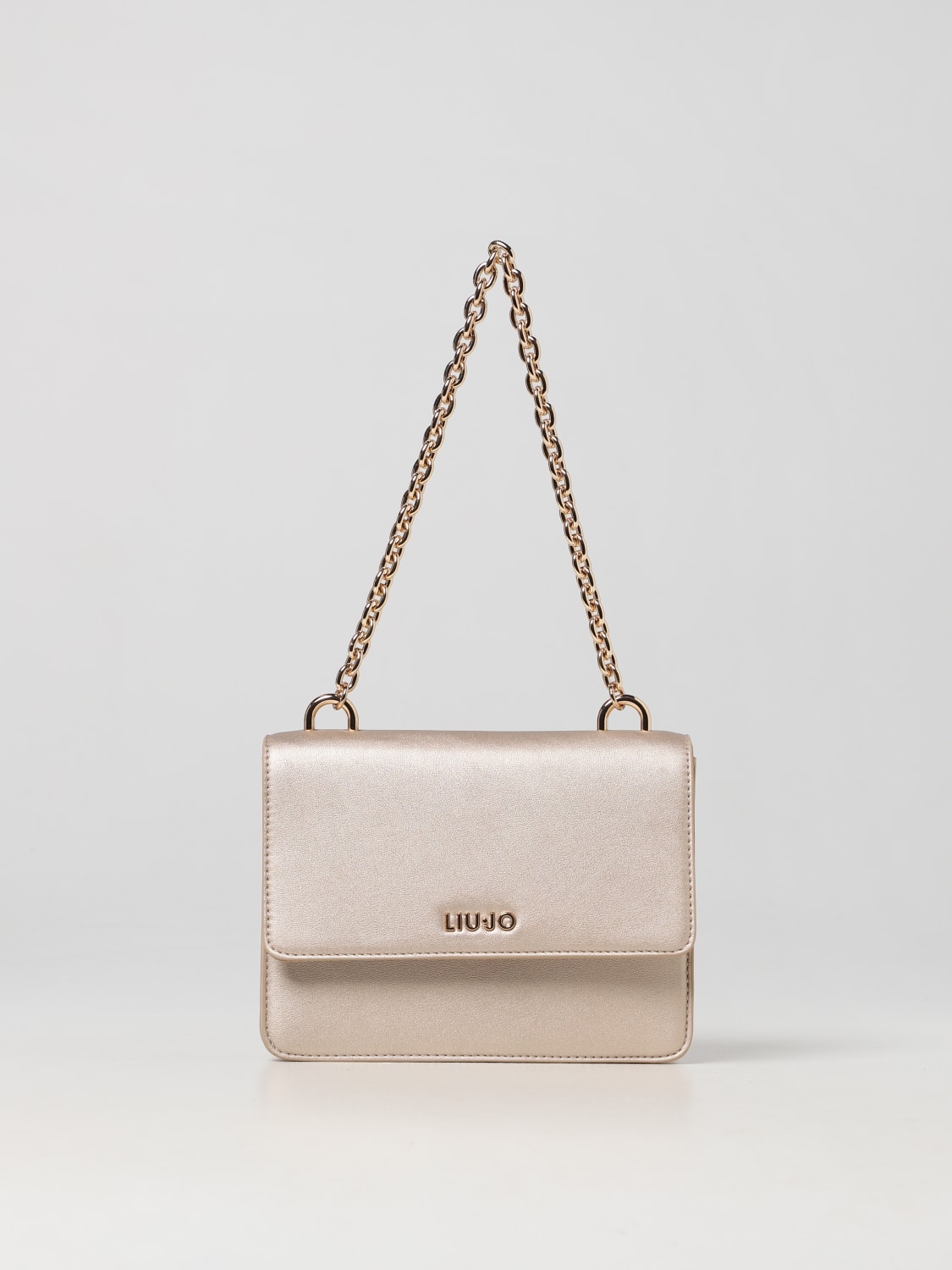 Liu Jo Outlet: shoulder bag for woman - Gold | Liu Jo shoulder bag AF2165E0013 online on