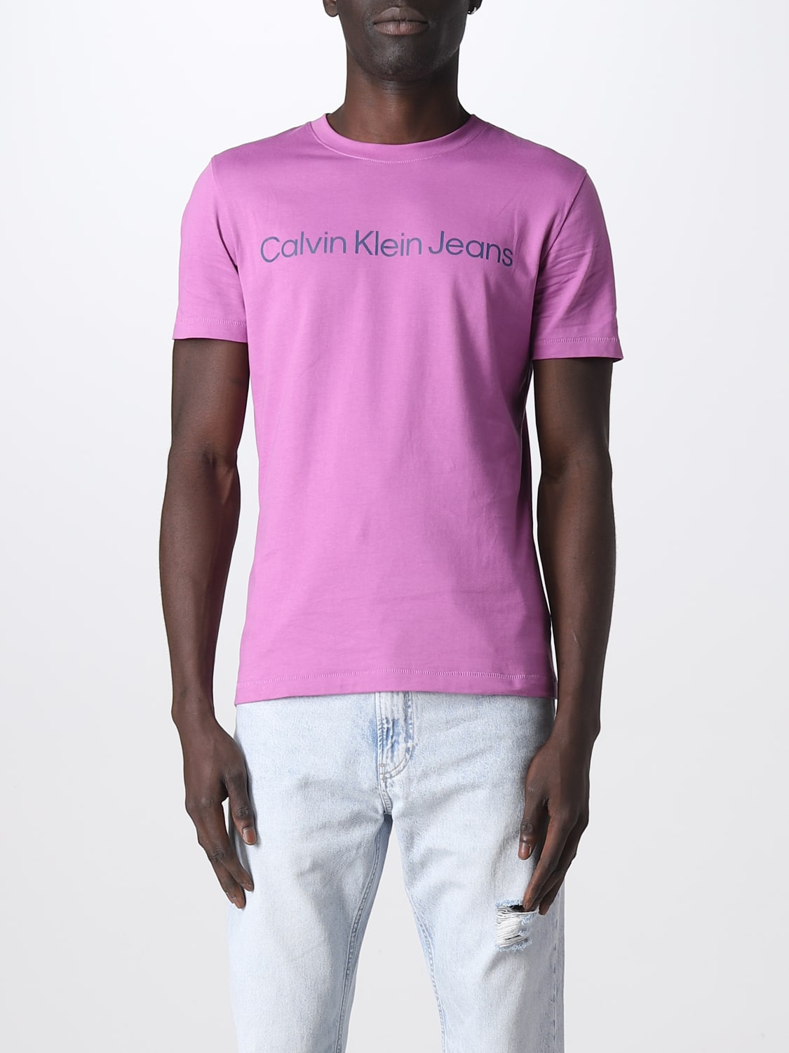 nyt år vakuum øverste hak CALVIN KLEIN JEANS: t-shirt for man - Orchid | Calvin Klein Jeans t-shirt  J30J322344 online on GIGLIO.COM