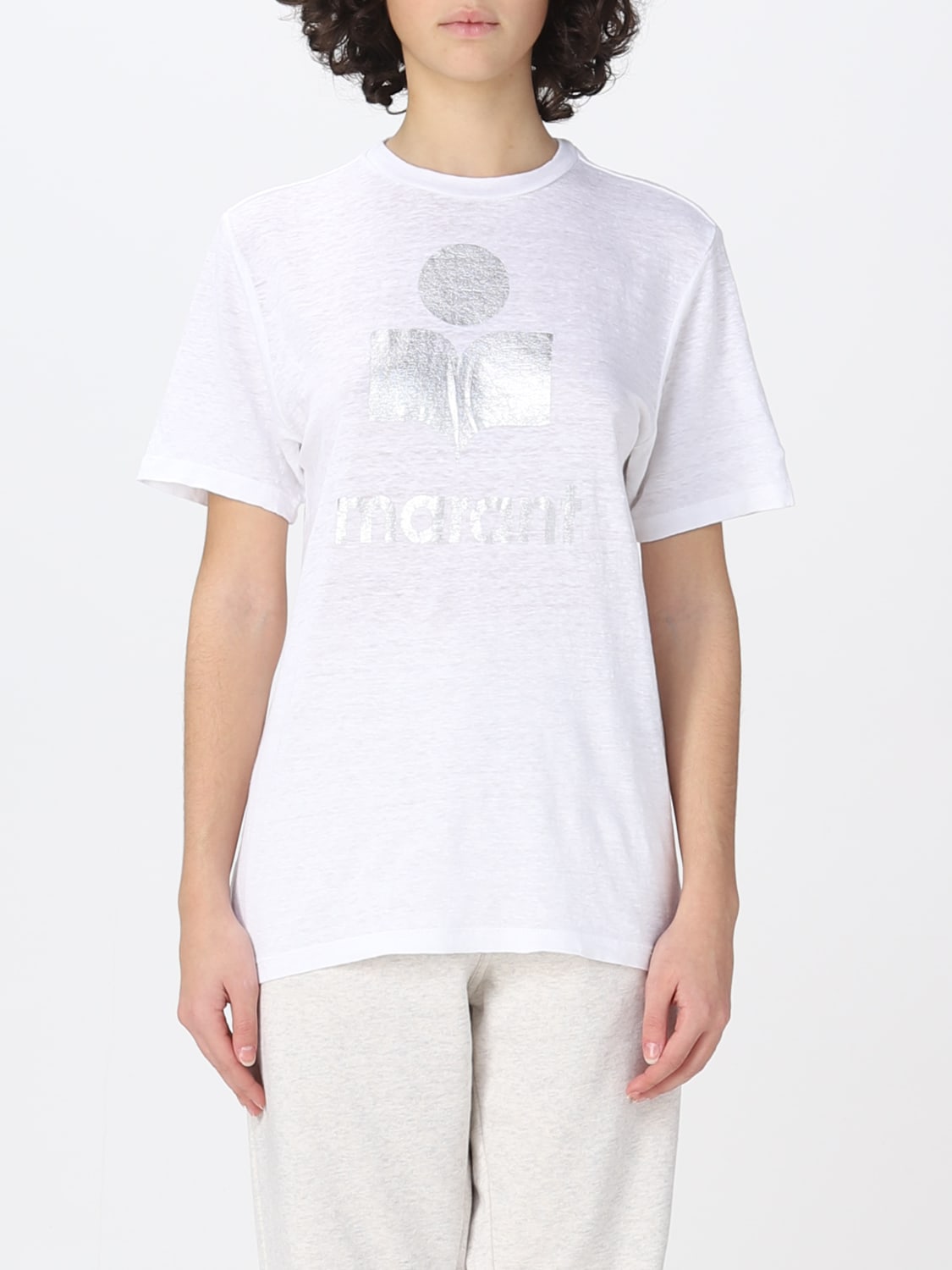 ISABEL MARANT ETOILE: t-shirt for woman - White Isabel Etoile t- shirt TS0001FAA1N10E online on