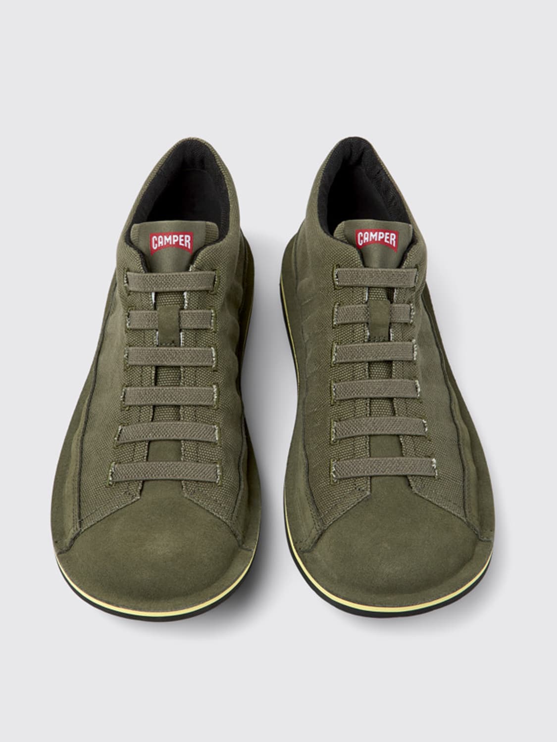 CAMPER: Zapatos de cordones para hombre, Verde | Zapatos De Cordones 36791-069 BEETLE en en GIGLIO.COM