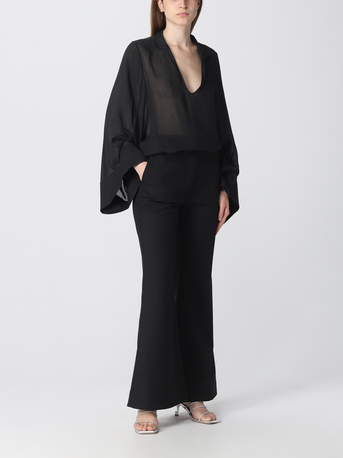 BY MALENE BIRGER: top for woman - Black | By Malene Birger top ...