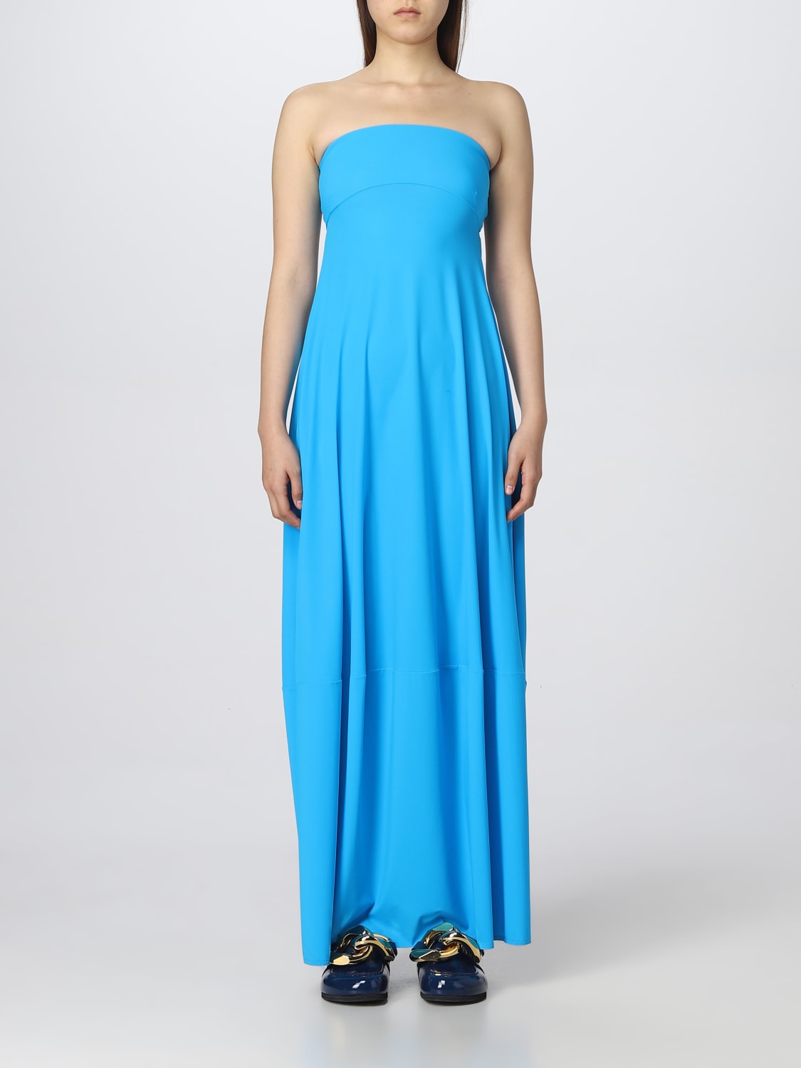 NINA RICCI: Vestido para mujer, Azul Oscuro Vestido Nina Ricci línea en GIGLIO.COM