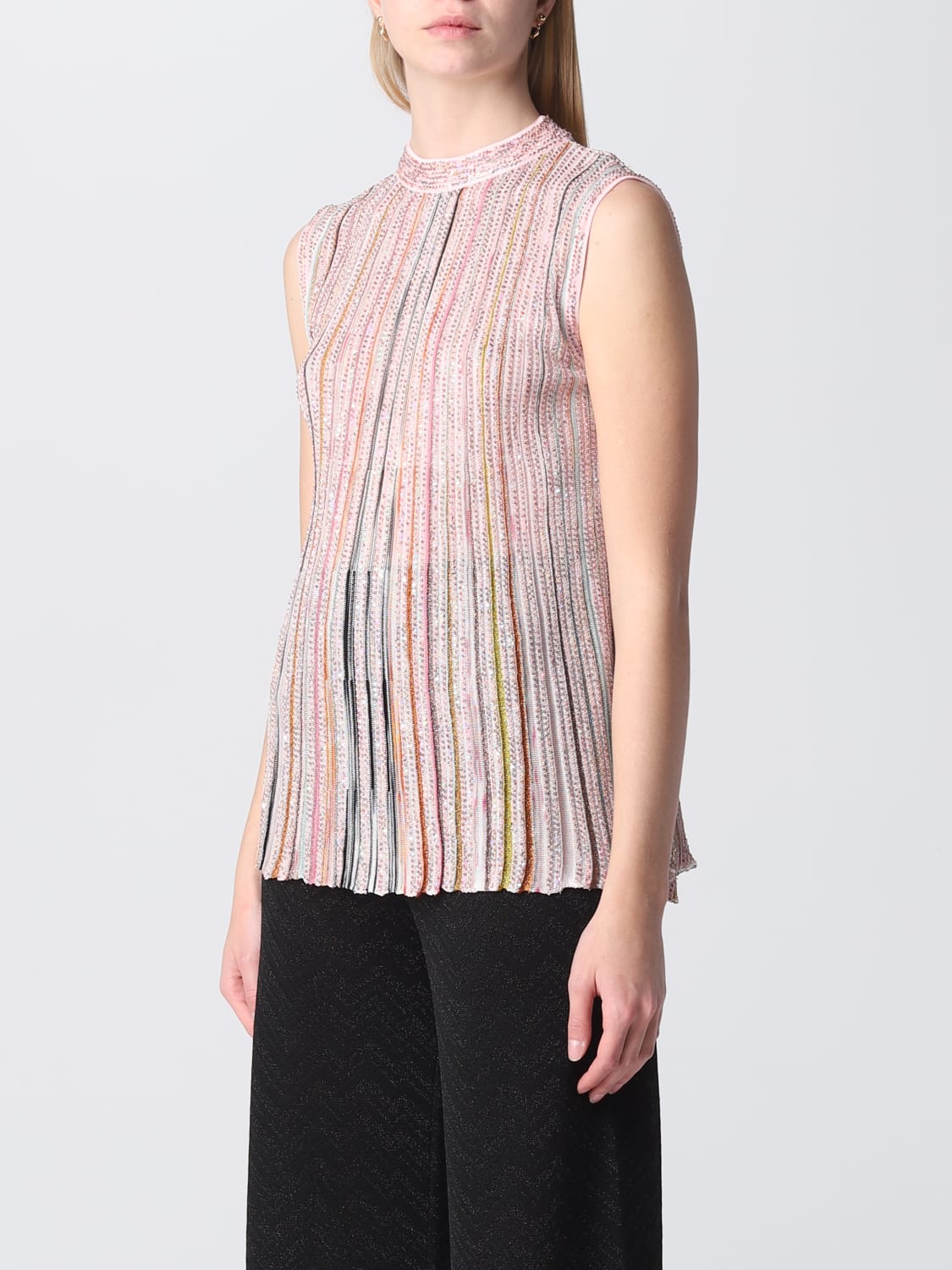 top for woman - Pink | Missoni top DS23SK20BK023R online on