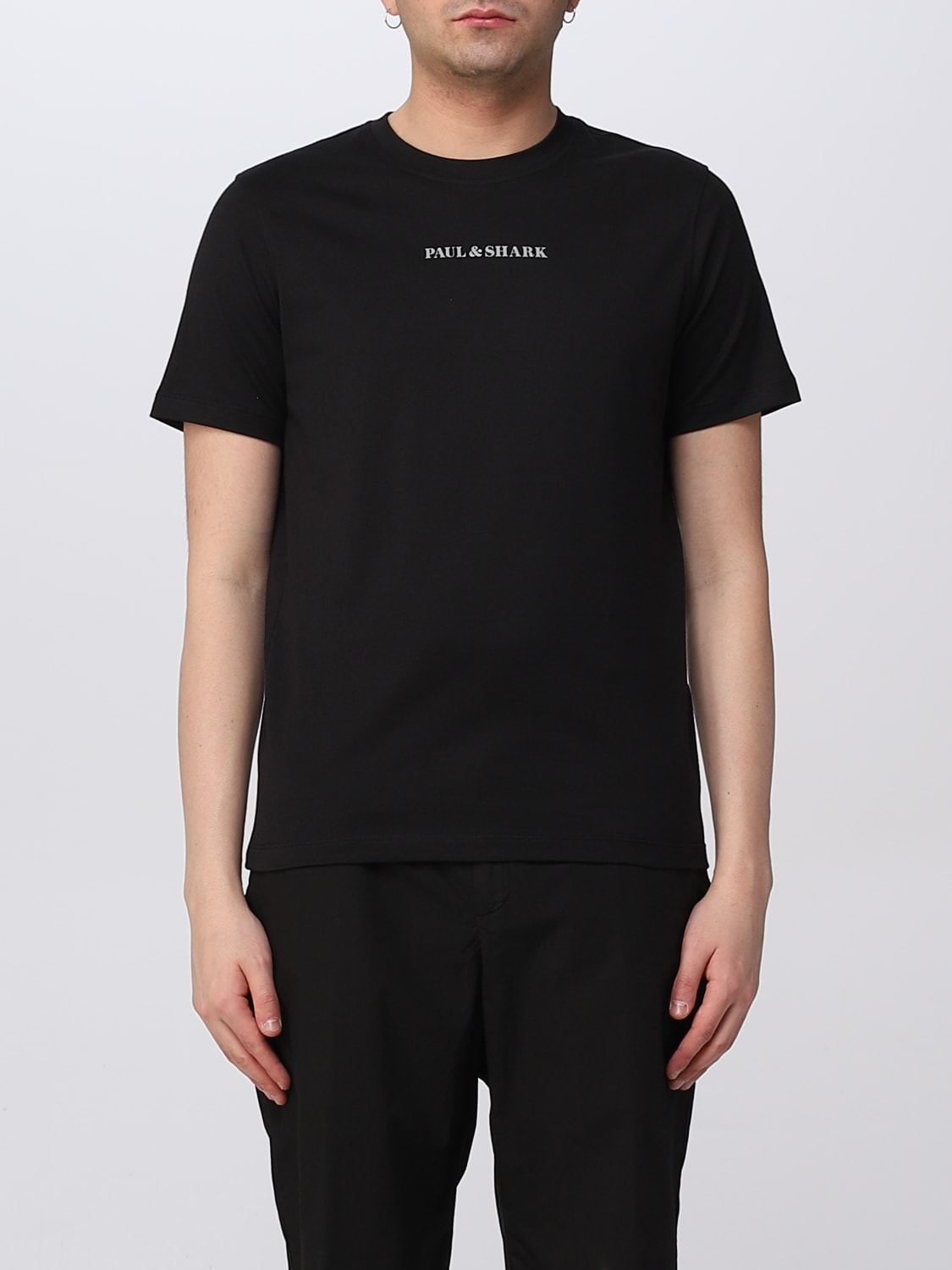 PAUL & SHARK: t-shirt for - Black | Paul & t-shirt 22411044 online on GIGLIO.COM