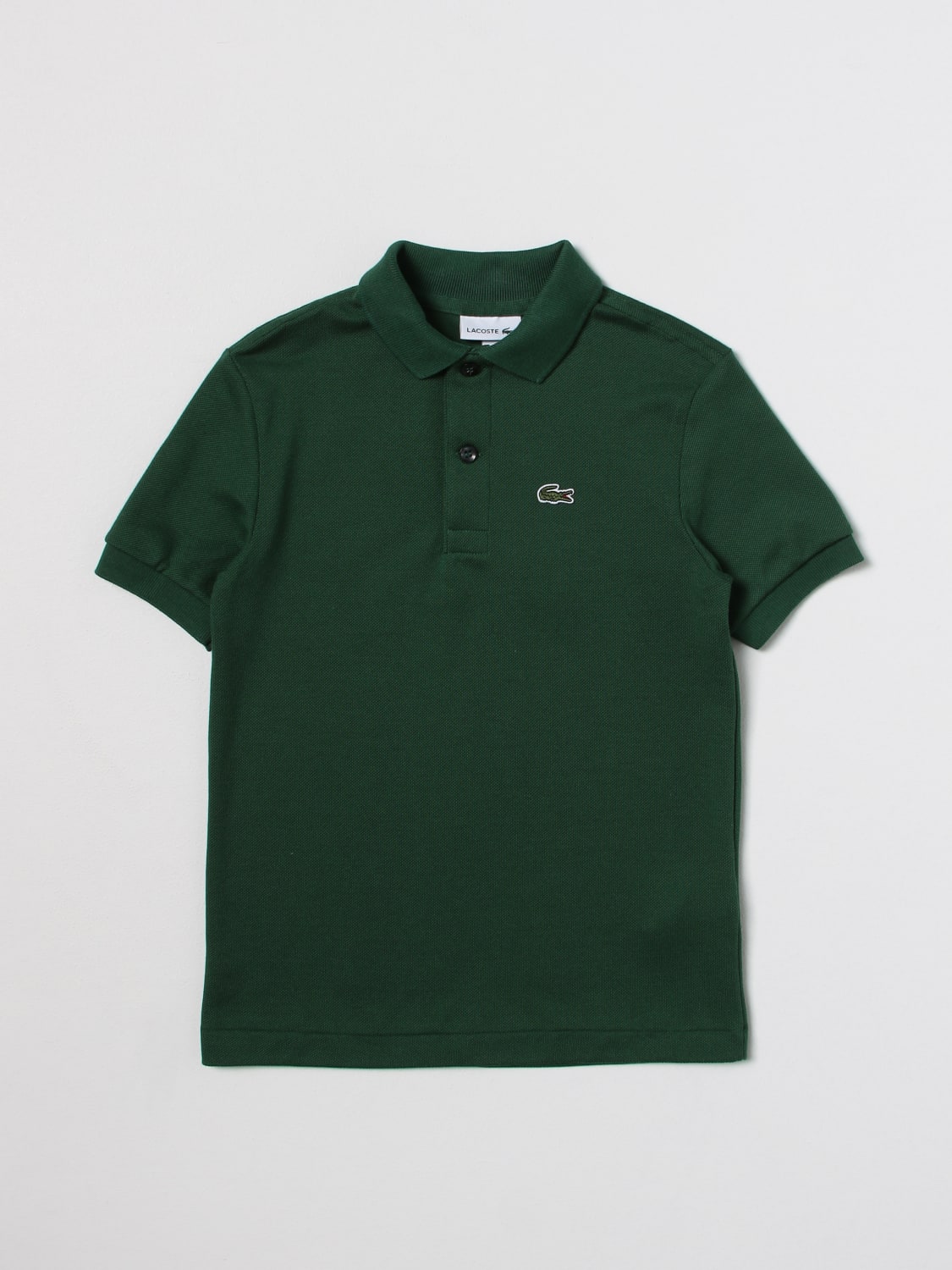 LACOSTE: polo shirt for boys Forest | Lacoste polo shirt PJ2909 on GIGLIO.COM