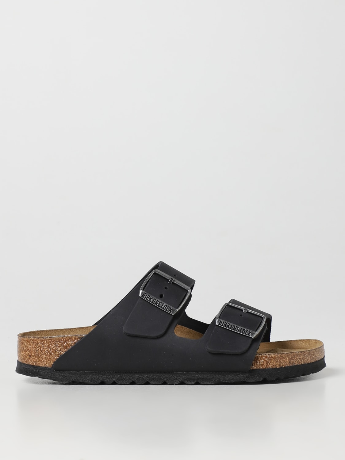 BIRKENSTOCK: flat sandals for woman - Black | Birkenstock 752483 on GIGLIO.COM