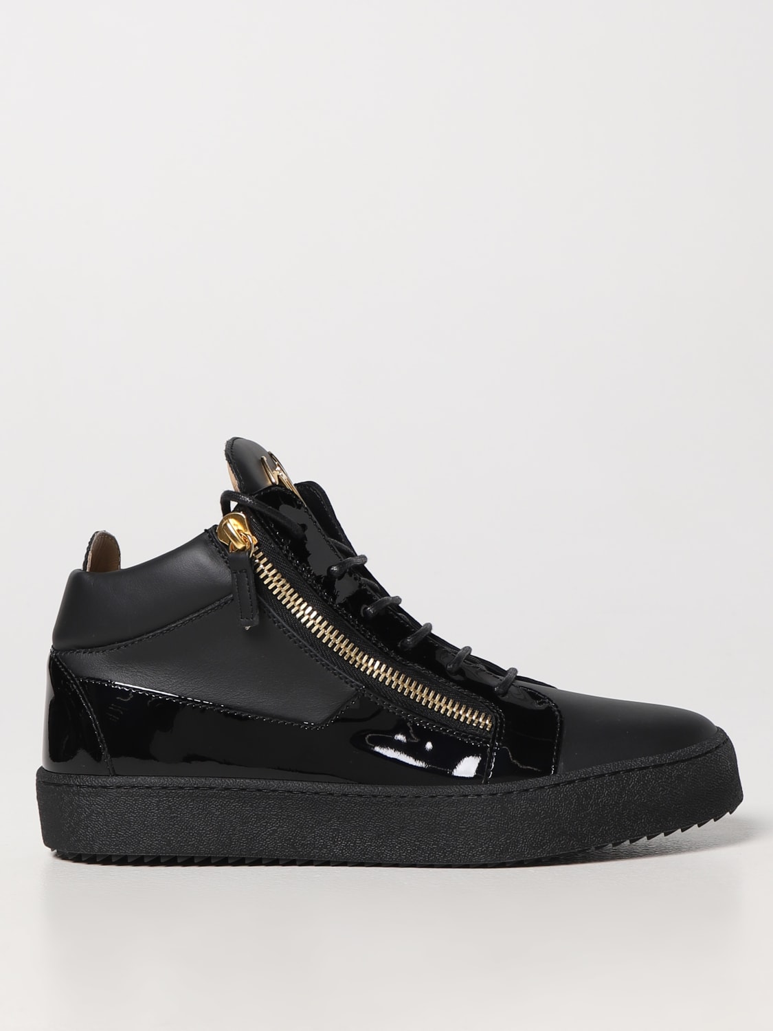 GIUSEPPE ZANOTTI: sneakers man Black | Giuseppe Zanotti sneakers RU00011 online on GIGLIO.COM