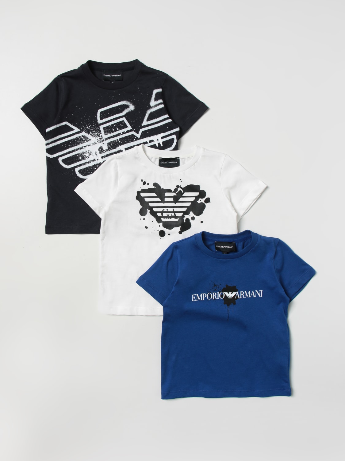 EMPORIO ARMANI KIDS: Camiseta para | Camiseta Armani Kids 3R4DJ14J54Z en línea GIGLIO.COM