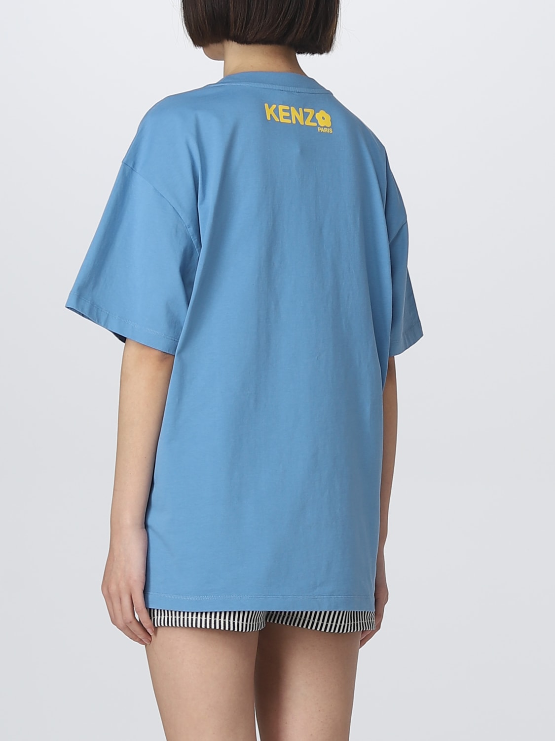 Palm Angels Kimono T-shirt in Blue for Men