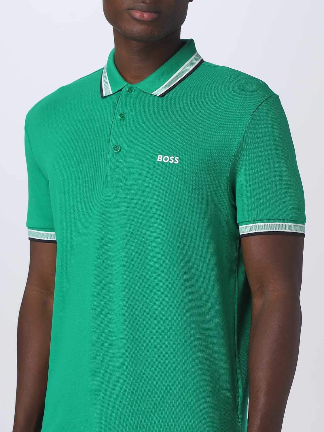 BOSS: polo shirt for man - Green | polo 50468983 online on GIGLIO.COM
