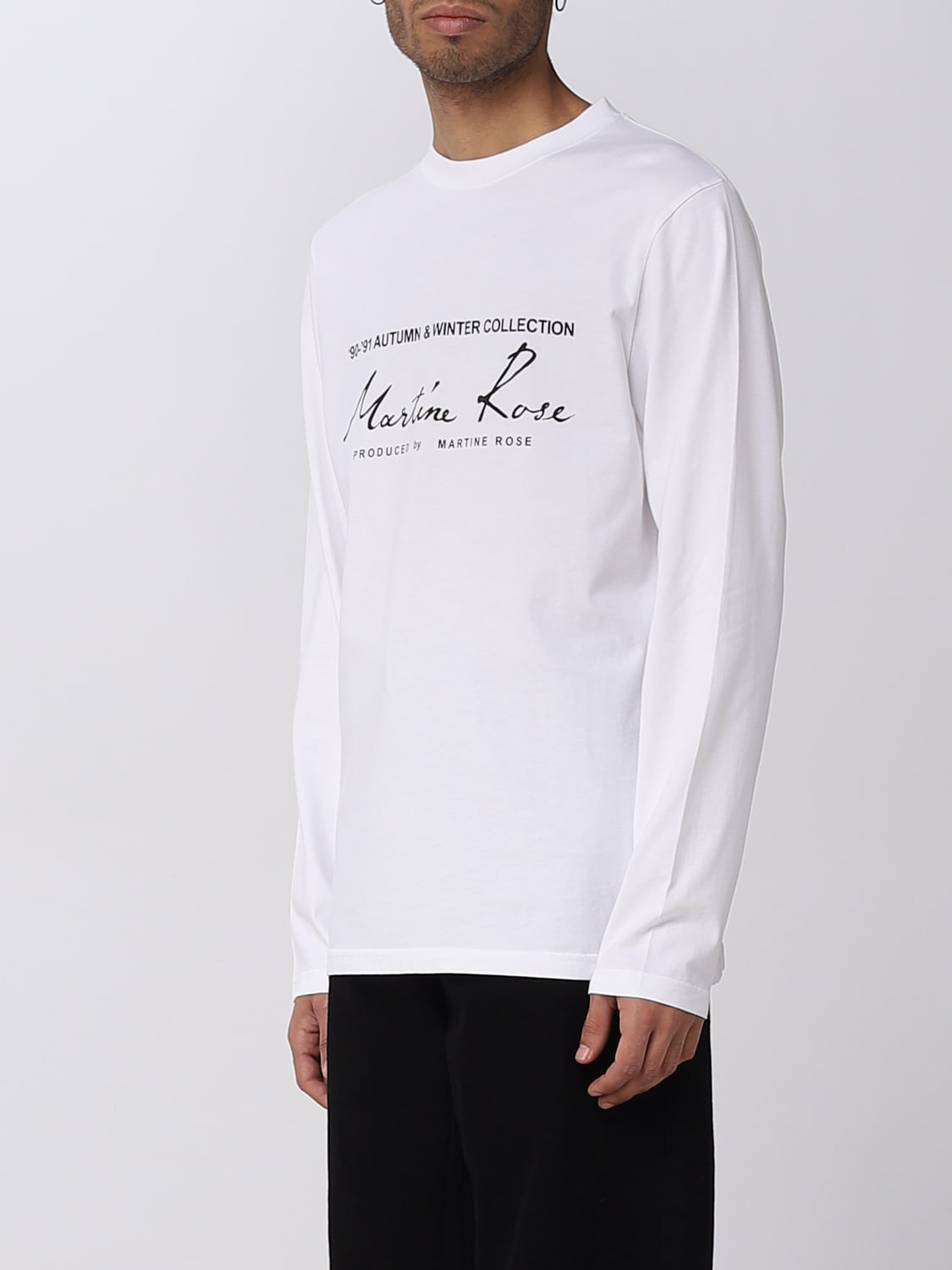 MARTINE ROSE: t-shirt for man - White | Martine Rose t-shirt CMR604JC ...