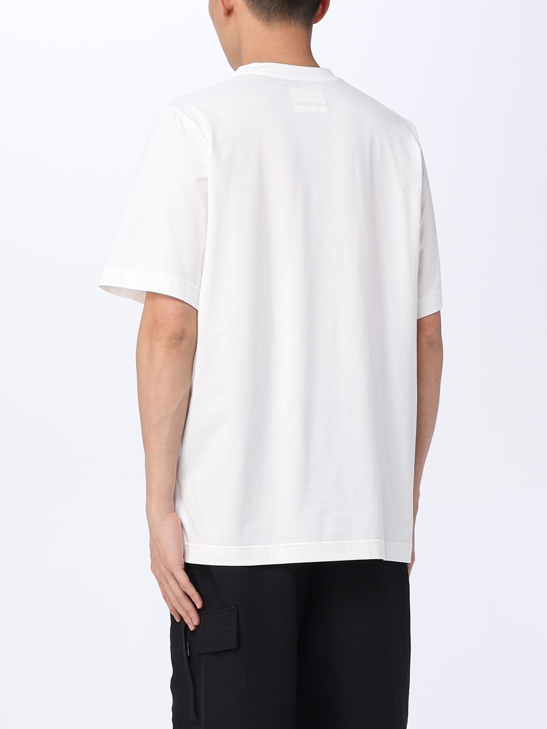 Y-3: t-shirt for man - White | Y-3 t-shirt IL789 online on GIGLIO.COM