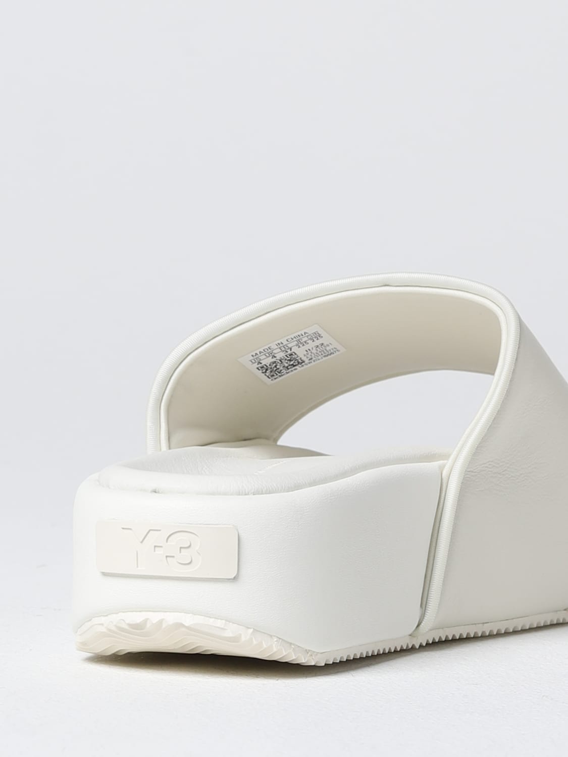 Tilstedeværelse Inspirere ledsage Y-3: flat sandals for woman - Beige | Y-3 flat sandals FZ6402 online on  GIGLIO.COM