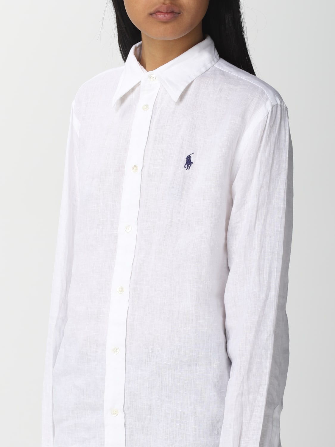 LAUREN: Camisa para mujer, Blanco | Camisa Ralph Lauren 211920516 en línea en GIGLIO.COM