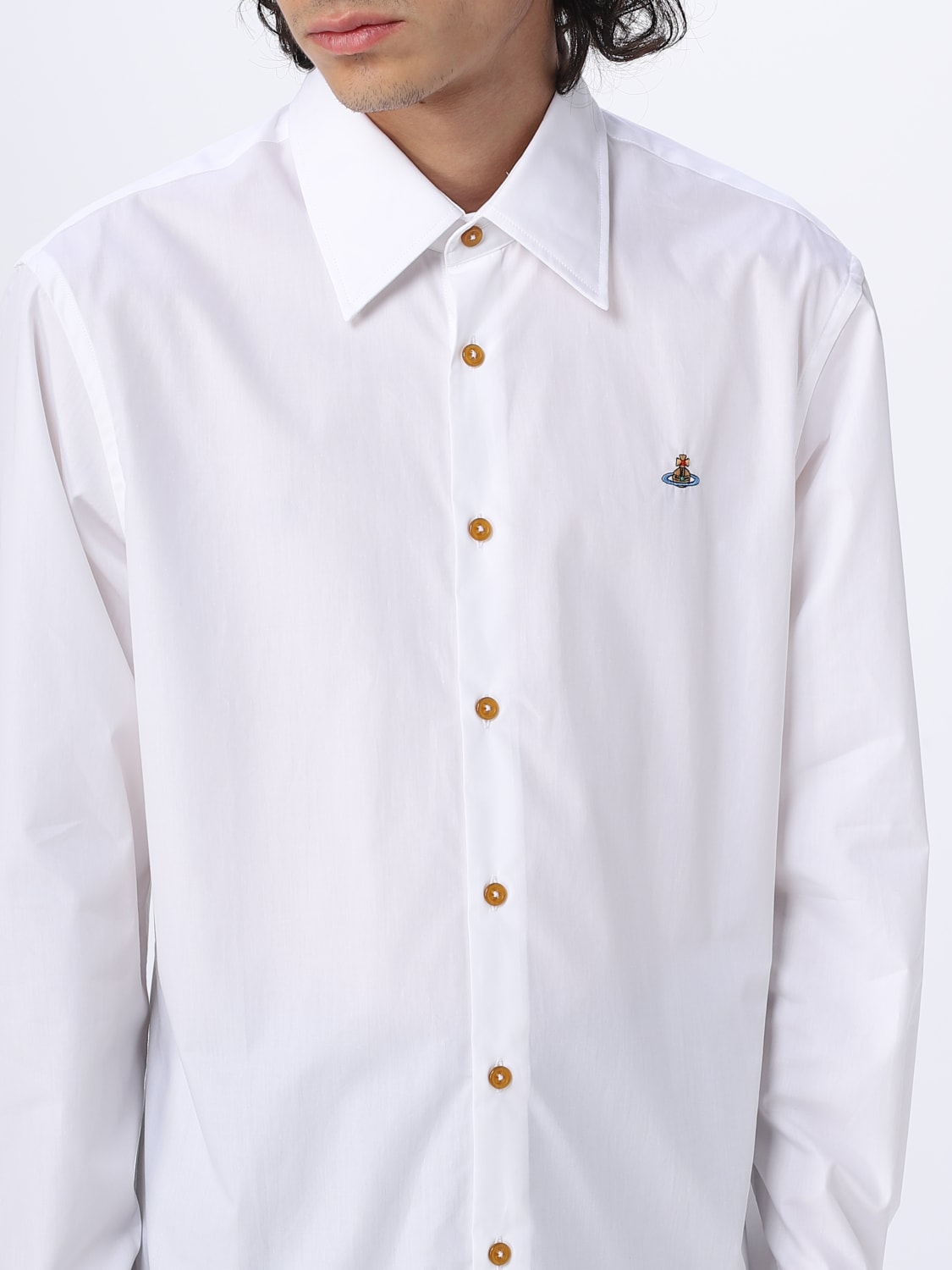 VIVIENNE WESTWOOD: shirt for man - White | Vivienne Westwood shirt ...