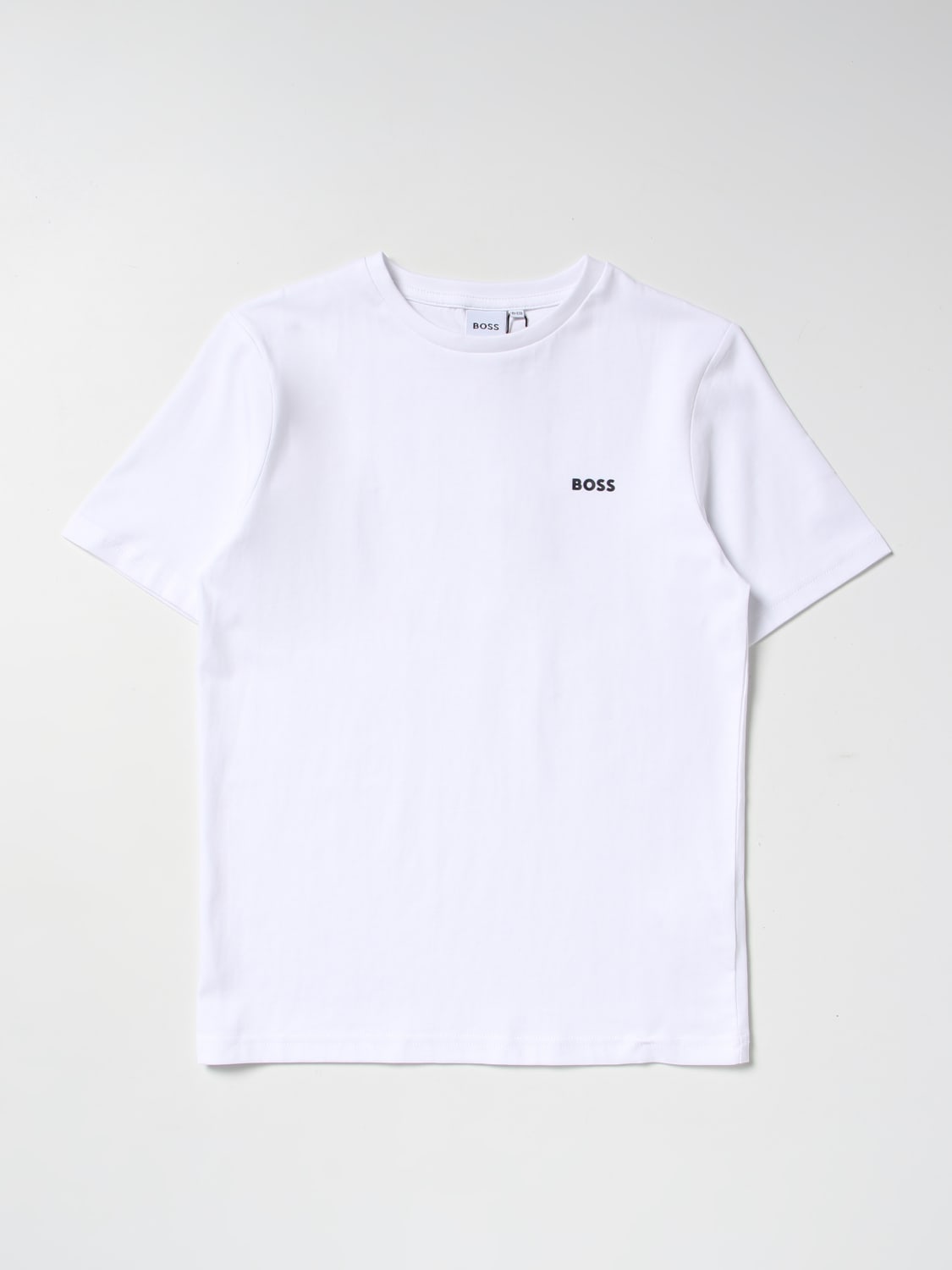 BOSS KIDSWEAR: t-shirt for boys - White | Boss Kidswear t-shirt J25P23 ...