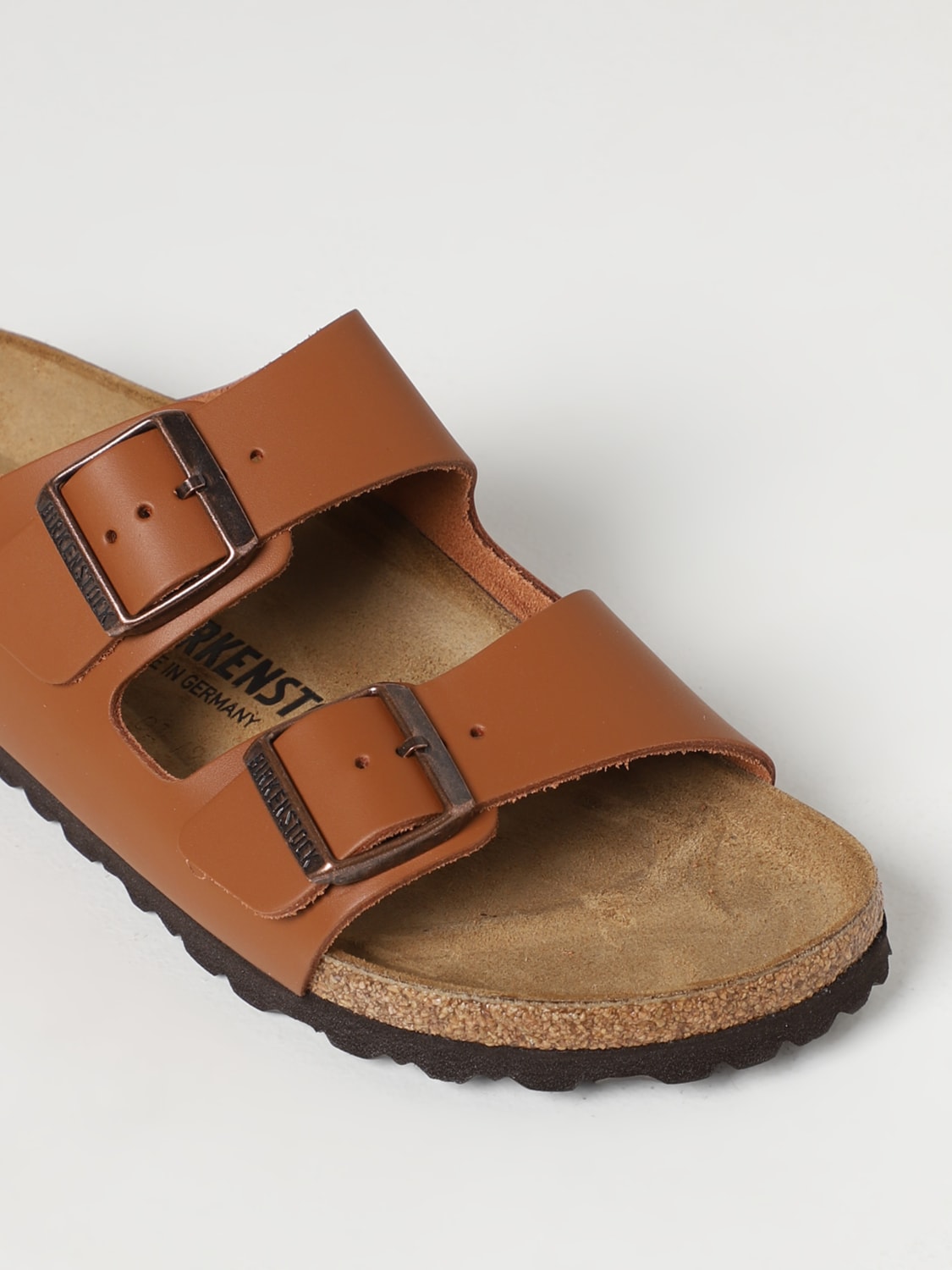 flat sandals for woman - Brown Birkenstock flat sandals 1019075 online on GIGLIO.COM