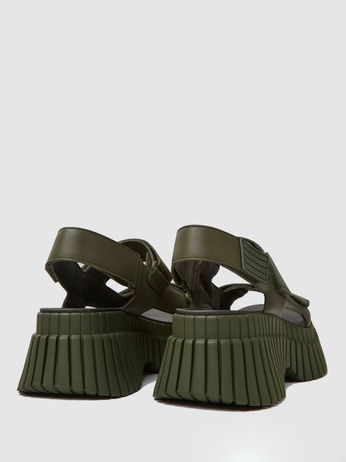 CAMPER: flat sandals for woman - Green | Camper flat sandals K201511 ...