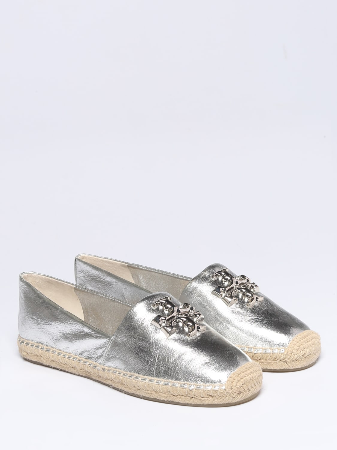 TORY espadrilles for woman - Silver | Tory Burch espadrilles 144163 online GIGLIO.COM