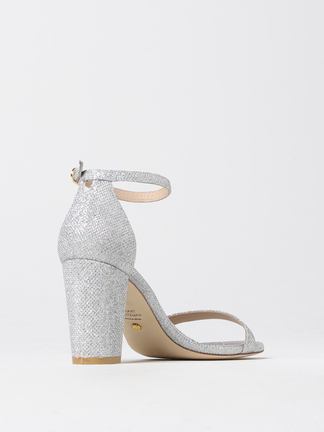 STUART WEITZMAN: heeled sandals for woman - Transparent | Stuart ...