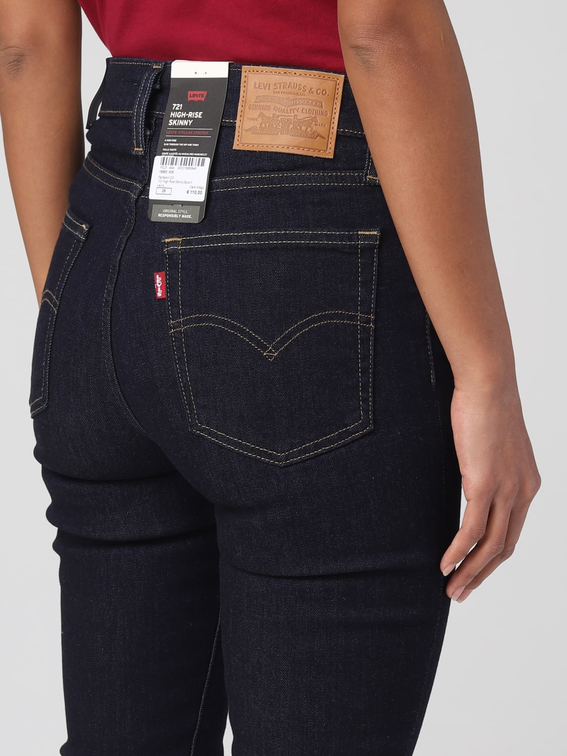 Ende Elskede Miniature LEVI'S: jeans for woman - Blue | Levi's jeans 188820626 online on GIGLIO.COM