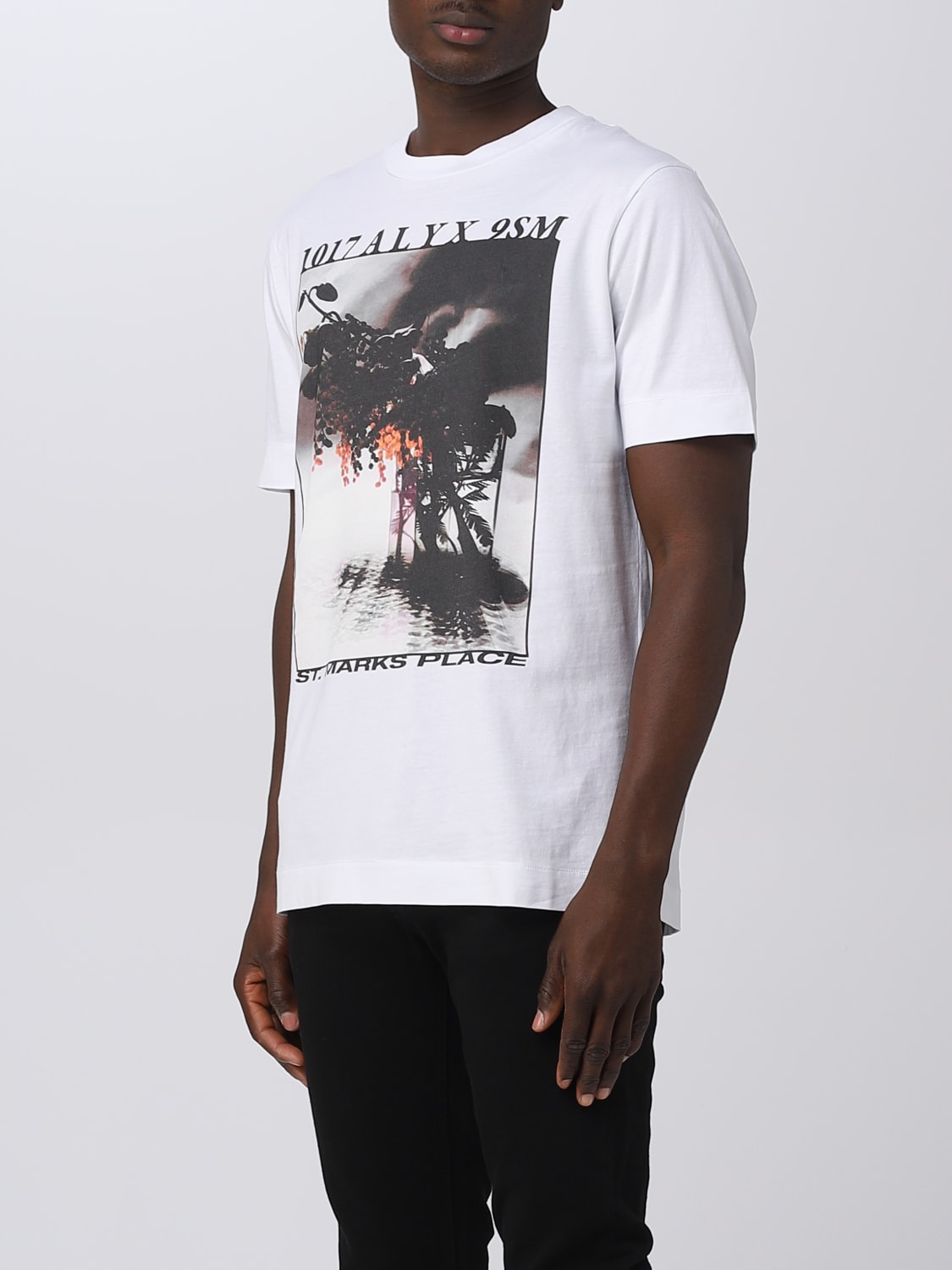 ALYX: t-shirt for man - White | Alyx t-shirt AAUTS0384FA01 online on ...