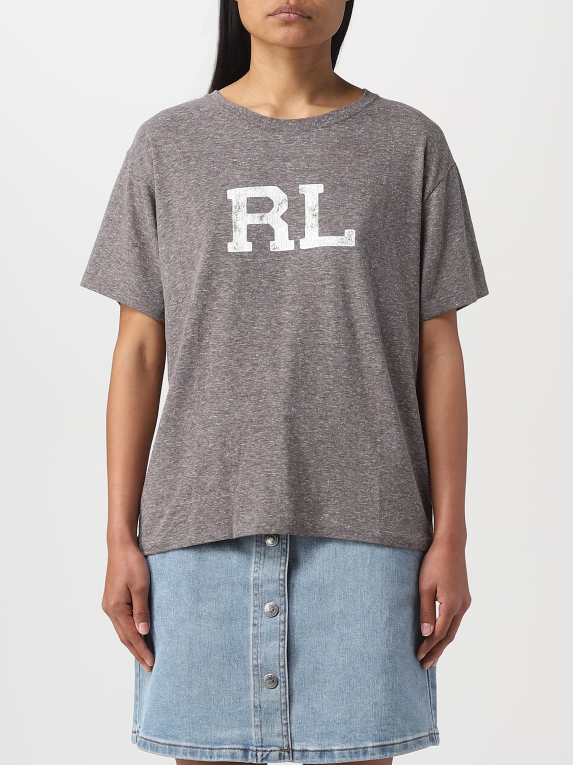 RALPH LAUREN: Damen - Grau | Polo Ralph T-Shirt 211905560 online GIGLIO.COM