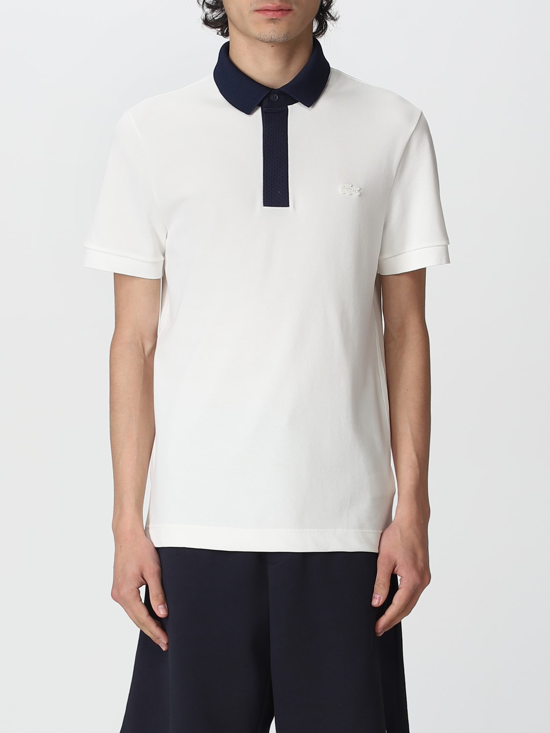 Lavet af blød detaljer LACOSTE: polo shirt for man - White | Lacoste polo shirt PH5367 online on  GIGLIO.COM