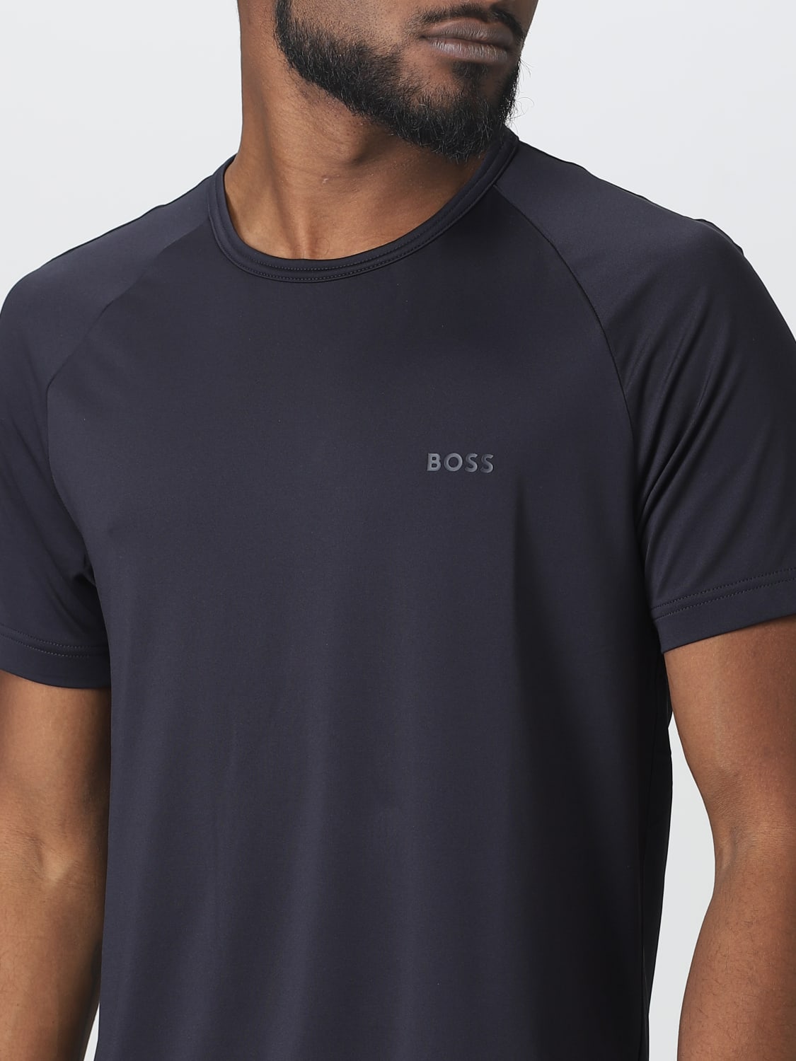 BOSS: t-shirt for man - Blue | Boss t-shirt 50488426 online on GIGLIO.COM