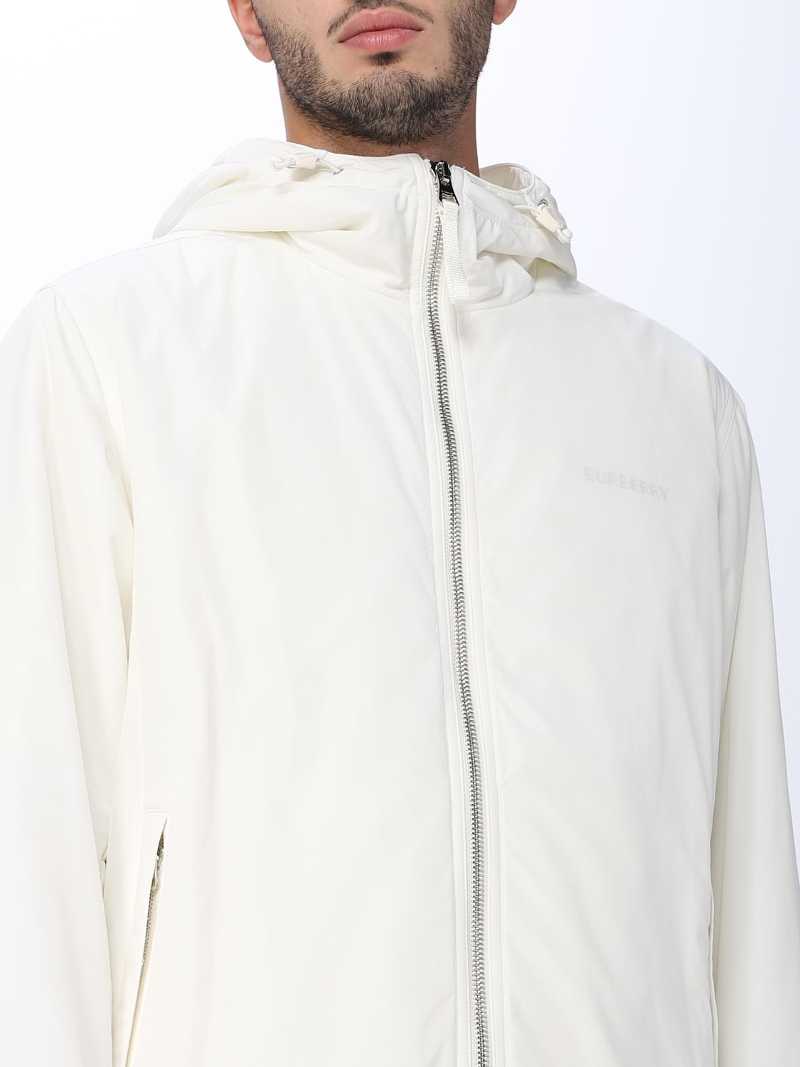 BURBERRY: sweatshirt for man - White | Burberry sweatshirt 8065549 ...