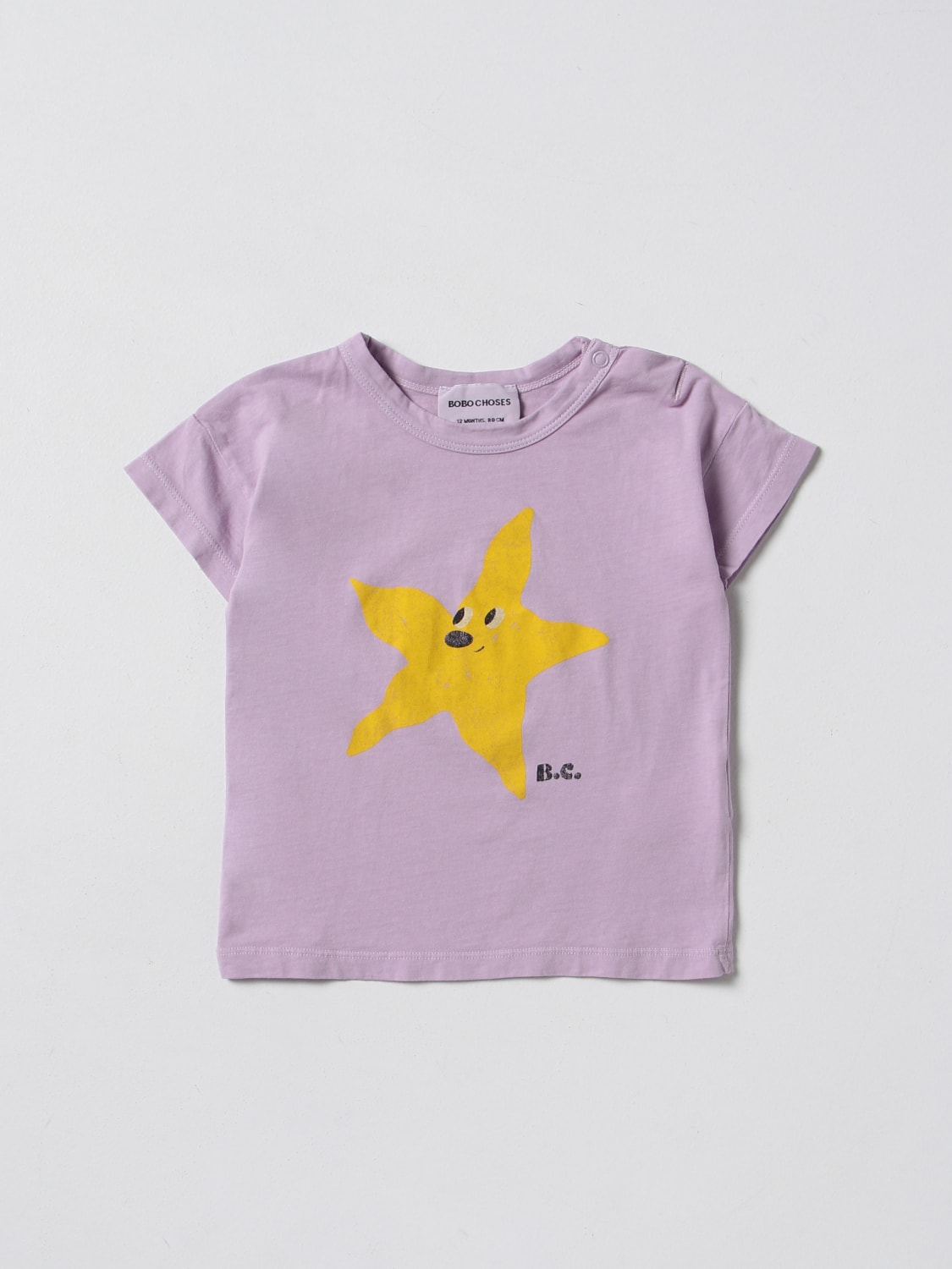 BOBO CHOSES: t-shirt for baby - Violet | Bobo Choses t-shirt 123AB006 ...